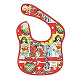 Bumkins DC Comics Starter Bib, Wonder Woman Comic, 6-9 Months