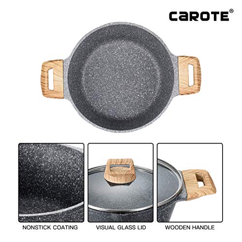 1 Stone+Coating+Casserole+Saucepot+CAROTE