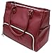 6 Pack Fitness Expert Renee Meal Management Tote Merlot w/Removable Core…