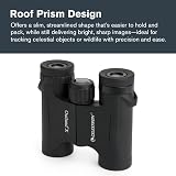 Celestron Outland X 10x25 Binoculars Black BaK-4 Optics Waterproof Nitrogen view 5