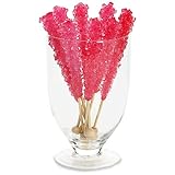 Cotton Candy Rock Candy Sticks (8)