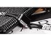 Secbolt 42mm/44mm/45mm Leather Bands Compatible with iWatch Band Series 9/8/7 45mm, 4/5/6 44mm, Series 3/2/1 42mm, Handmade Vintage Leather Bracelet, Hollowed Black