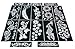 PARTH IMPEX Henna Tattoo Stencils (Pack of 15) Self Adhesive Body Paint Designs Temporary Mehndi Drawing Hand Arms Shoulders Chest Lower Back Legs Tribal Template