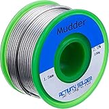 Mudder Lead Free Solder Wire Sn99 Ag0.3 Cu0.7 with Rosin Core for Electrical Soldering 100g (1.5 mm)