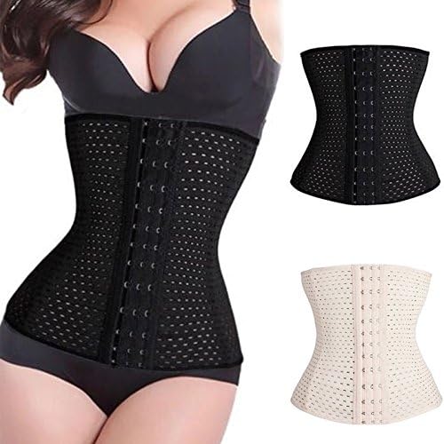Naomi Women Slimming Body Shaper Waist Trainer Tummy Boneless Underbust Slimming Girdle Belly Black M