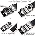Lavemi Men's Real Leather Ratchet Dress Belt with Automatic Buckle,Elegant Gift Box(315-8)