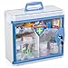 Glosen Locking Medicine Cabinet Wall Mounted and Portable Storage Container Big Capacity Green