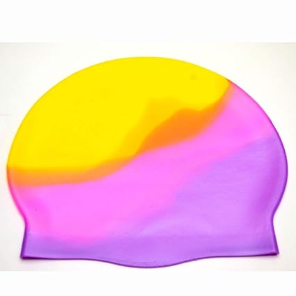 Krishna Creation Swimming Cap For Long Hair Silicone Swim Cap For