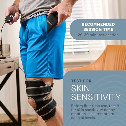 LifePro Red Light Therapy Knee Brace - Portable Infrared Device for Daily Wellness, & Relaxation - Ideal Knee Massager for Athletes and Active Lifestyles