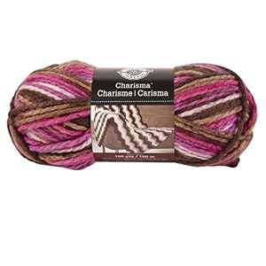 Image of Loops & Threads Charisma Yarn 1 Ball Chocolate Cupcake 3.5 ounces