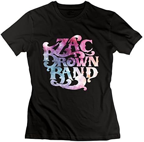 Women's Cotton Zac Brown Band T-shirts Black