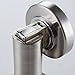 KES ALL Metal Magnetic Door Stop Door Catch Metal Door Holder Doorstop Heavy Duty Conceal Screw Floor Mount Brushed Finish, HDS300-2