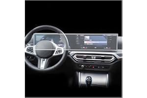 Car Screen Protector for I3 I4 IX 2022 2023, Car Radio Stereo Tempered Glass GPS Foils High Definition Protective Film No Gla
