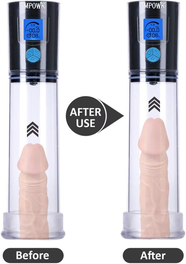 Sexupok Men S-TiMu-Lation Énlârgêr Énhancers Vacuum Pump Massag Electric Whisper Quiet Bigger Men S-TiMu-Lation Pump for Extender with LCD Screen 100% Brand New