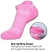 LITERRA Womens Ankle Socks 6-Pairs Athletic Running Low Cut Socks Cushioned