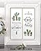 Cactus and Humans - 11x14 Unframed Art Print Poster, Great Plant Wall Art, Home Room and Office Decor, Funny Cactus Decorations for Garden, Humorous Mental Health Poster, Modern Succulents Art