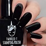 Stamping Polish Opaque in 1 Coat by Twinkled T (Vibin (Black))