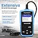OBD2 Scanner Check Engine Code Reader Read Clear Codes, View Freeze Frame, Turn Off Check Engine Light, Pass Emission Test, Read Vehicle Information