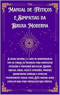 Livro Manual de Feitiços e Simpatias da Bruxa Moderna