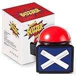Mealivos XL Buzzer Alarm Button with Sound and Light Trivia Quiz Game