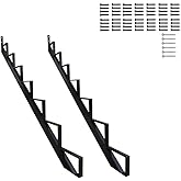 MTB Black Steel Stair Riser with 1/2/3/4/5/6/7 Steps