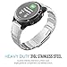 MoKo Band Compatible with Garmin Fenix 7/Fenix 6/6 Pro/Fenix 5/5 Plus/Forerunner 935/945/Approach S60/S62/Quatix 5 Fit 22mm Band, Stainless Steel Replacement Strap, Silver