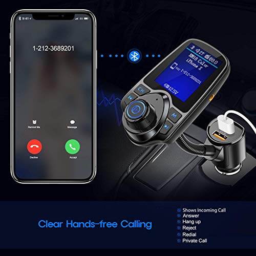 3 Nulaxy+Upgraded+Bluetooth+Transmitter+Handsfree