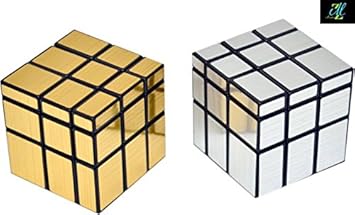 Speoma Silver Mirror Cube & Golden Mirror Cube Combo (2 Pieces)