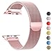 Seoaura Compatible Apple Watch Band 38mm 40mm, Stainless Steel Milanese Loop Replacement Strap with Magnetic Closure iWatch Series 4 3 2 1 Sports (Rose Gold, 38mm/40mm)