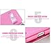 Elaco Women Iphone Case For iPhone 6/6s 4.7 inch /For iPhone 6 Plus 5.5inch/ iPhone 7 4.7inch/iPhone 7 Plus 5.5inch Wallet Card Magnetic Case Cover (Hot Pink, iPhone 6/6s 4.7inch)