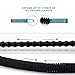 iZEEKER in 2017,Three Times Expandable 50 Feet Magic Hose,Washing Car Hose,Strongest Expandable Garden Hose,Solid Brass Ends, Double Latex Core, Extra Strength Fabric (Black)