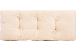 JAMPAYANG Bench Cushion, Non-Slip Tufted Bench Cushions for Swing, Shoe Storage, Window Seat (36x14 inch, Beige) 1 Count (Pack of 1)