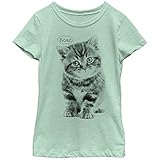 Lost Gods Cat Roar Girls Graphic T Shirt