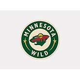 NHL Minnesota Wild Color Decal Circle Logo 4" x 4" Inch Indoor/Outdoor