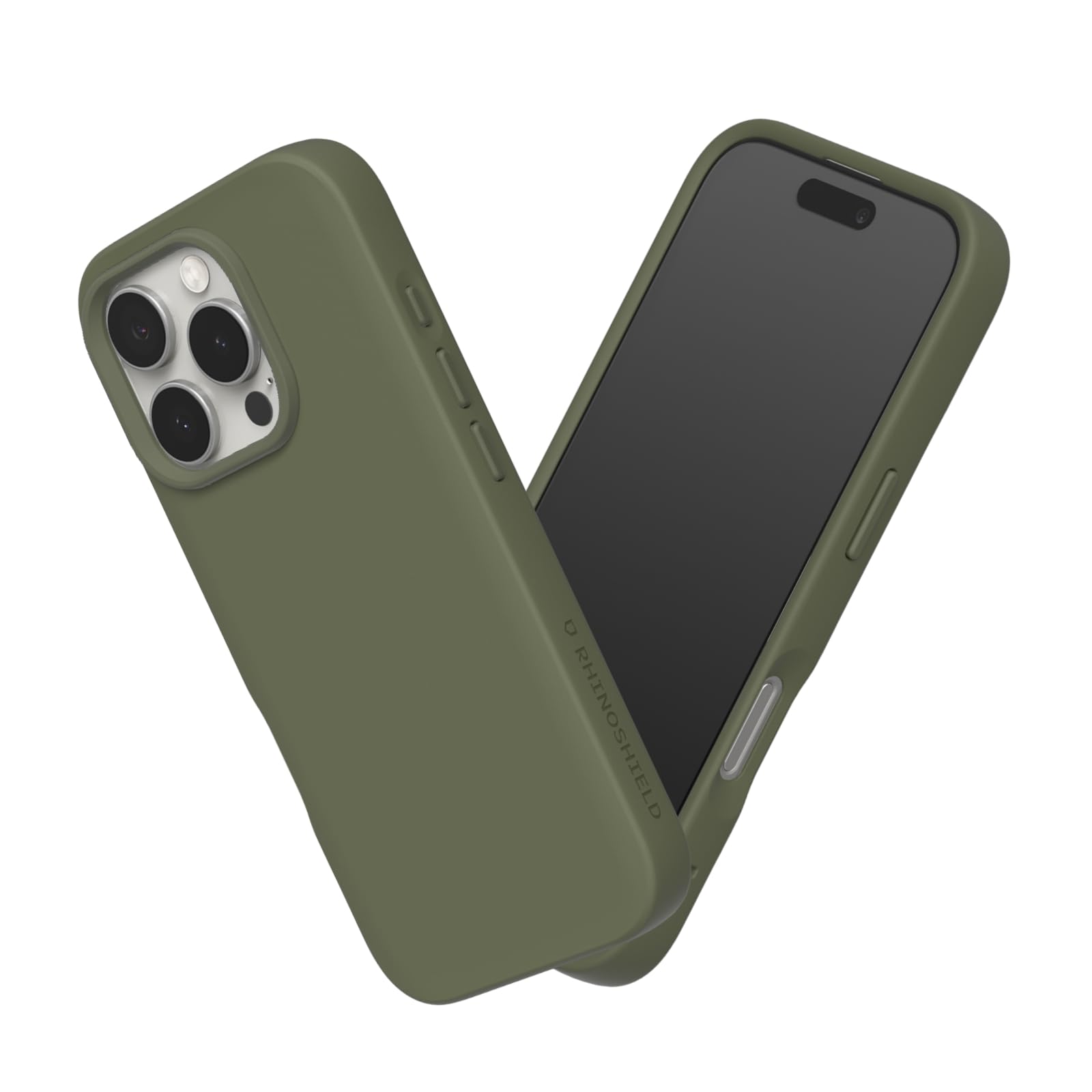 RHINOSHIELD SolidSuit Case Compatible with [iPhone 16 Pro Max] | Shock Absorbent Slim Design Protective Cover with Premium Matte Finish, Camera Control Cutout Design - Seaweed Green