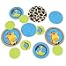Big Dot of Happiness Giraffe Boy - Baby Shower or Birthday Party Giant Circle Confetti - Party Decorations - Large Confetti 27 Count