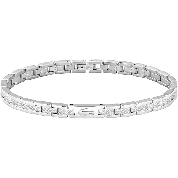 Amazon.com: Lacoste Vigor Bead Chain Bracelet for Men