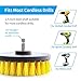 Drill Brush, ZIKEE Brush Drill Attachment, Power Drill Scrubber Brush Set for Cordless Drill for Cleaning Bathroom, Tub, Tile, Grout, Shower, Carpet