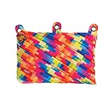 ZIPIT Pixel 3-Ring Pencil Case, Yellow