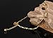 OPK Jewelry 18k Gold Plated Copper Women Anklet Bracelet Chain Lantern Pendant Links Curb Chain Length Adjustable