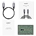 AUKEY USB C to USB C Cable 3ft USB 2.0 Type C Cable 60W Fast Charge Braided Nylon Charging Cord for Samsung Galaxy Note 9 8 S10+ S10e Fold S9 S8+, Nexus 6P 5X, MacBook Pro, and More