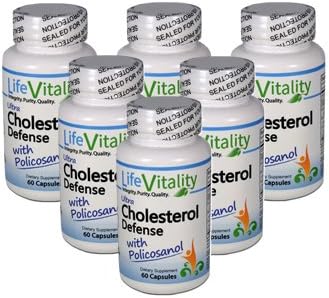 Ultra Cholesterol Defense by Life Vitality, 60 Capsules. Supports Balanced Bad Cholesterol (LDL) and Good Cholesterol (HDL) Already Within a Natural Range. (6)