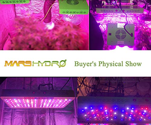 MARS HYDRO Reflector 480W Led Grow Light for Indoor Plants Bloom Veging Flowering Full Spectrum Grow light for Hydroponics Greenhouse