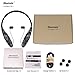 Wireless Headphones, Bluenin Bluetooth Earbuds Sports Neckband Freedom Headsets Sweatproof Noise Cancel Earphones with Mic for apple iphone 7 6s Samsung and Android (12 Hours Play Time, 970 Black)