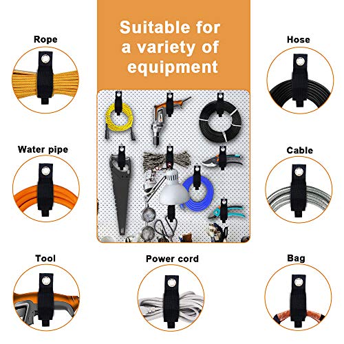 9 PCS Conoreal Velcro Straps, Extension Cord Strap, Cable Organizer