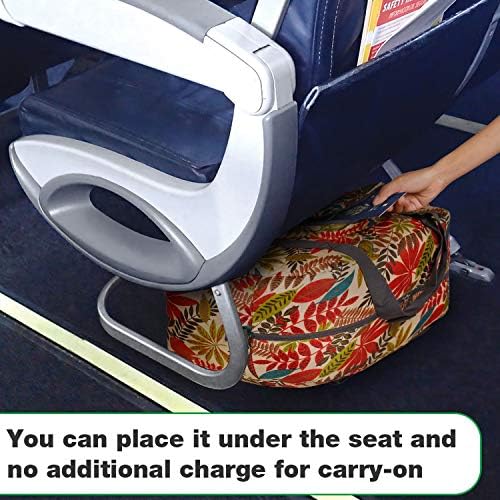 Wandf Foldable Travel Duffel Bag Carryon Luggage Sports Gym Weekend Tote Bag Water Resistant Nylon for Women 3 Wandf Foldable Travel Duffel Bag Carryon Luggage Sports Gym Weekend Tote Bag Water Resistant Nylon for Women