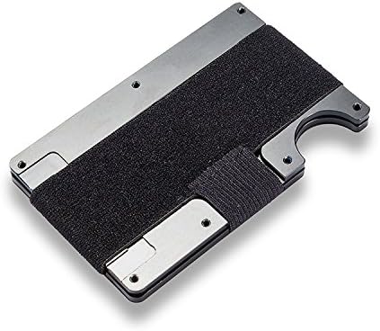 BapUp elastic straps for Metal Mini Money Clip Credit Card ID Holder