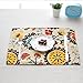 KEPSWET Placemats Set of 4 Colorful Reversible Placemats for Dining Table Cotton Washable Table Mats Boho 12x18 Inch