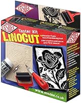Essdee L2LTK Linocut Taster Kit - Black, Made in UK, Printmaking Supplies view 2