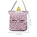 Dodedise Toddler Kids Quilted Glitter Crossbody Handbags Purse Gifts for Girls (Unicorn)